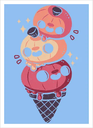 Halloween Pumpkins Ice Cream