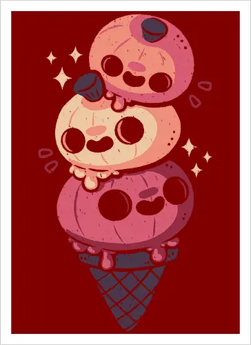 Halloween Pumpkins Ice Cream