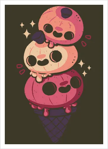 Halloween Pumpkins Ice Cream