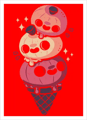 Halloween Pumpkins Ice Cream