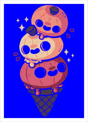 Halloween Pumpkins Ice Cream