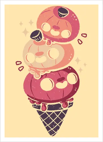 Halloween Pumpkins Ice Cream