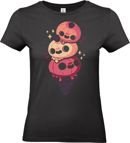 Halloween Pumpkins Ice Cream - Standard T-Shirt (Frauen)