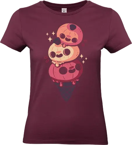 Halloween Pumpkins Ice Cream - Standard T-Shirt (Frauen)