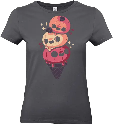 Halloween Pumpkins Ice Cream - Standard T-Shirt (Frauen)