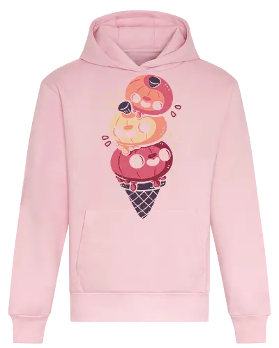 Halloween Pumpkins Ice Cream - Heavyweight Hoodie