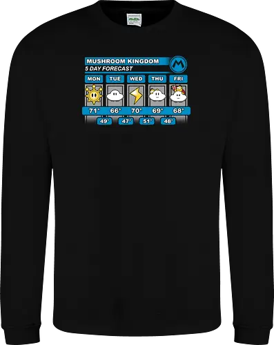 Lustiger Videospiel Wettervorhersage Retro Gaming Humor Geek