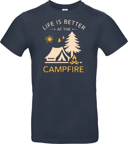 Am Lagerfeuer Ist Das Leben Besser – Camping Outdoor Abenteuer Design
