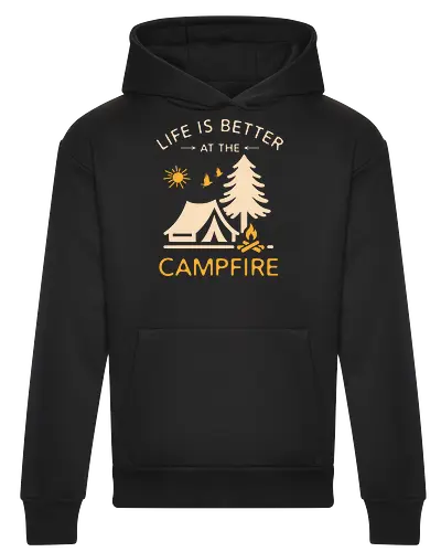 Am Lagerfeuer Ist Das Leben Besser – Camping Outdoor Abenteuer Design