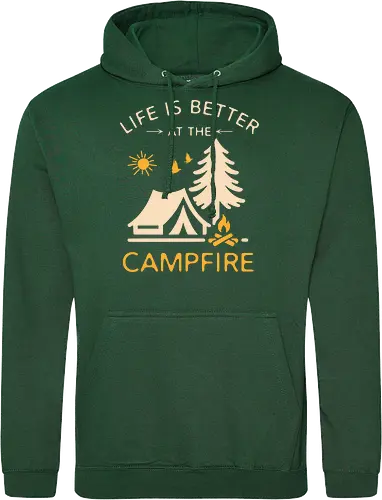 Am Lagerfeuer Ist Das Leben Besser – Camping Outdoor Abenteuer Design