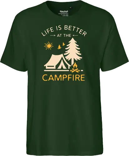 Am Lagerfeuer Ist Das Leben Besser – Camping Outdoor Abenteuer Design