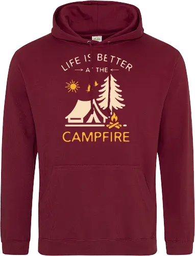 Am Lagerfeuer Ist Das Leben Besser – Camping Outdoor Abenteuer Design
