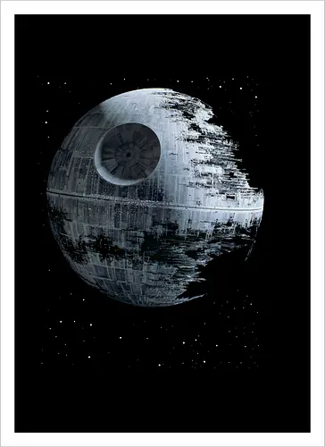Kolossale Weltraum Kampfstation - Supremwaffe Galaxis