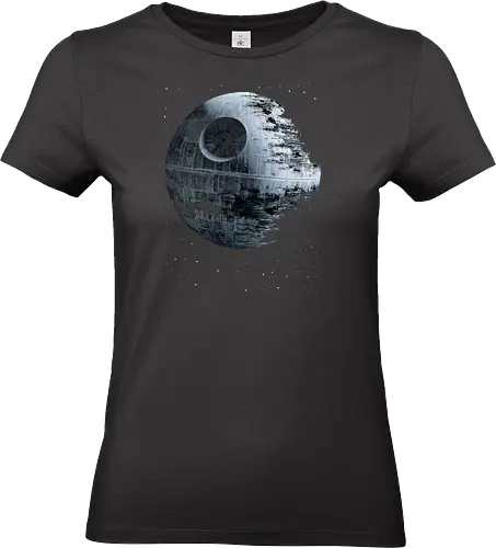 Kolossale Weltraum Kampfstation - Supremwaffe Galaxis - weltraum kampfstation kunst, supreme galaxis waffe design, kolossale sci-fi sphäre druck, unvollständige raumstation kunst, galaktische waffe premium design, metallische weltraum sphäre kunst, sci-fi kampfstation druck, imperium waffe sci-fi design, weltraum sphäre superlaser kunst, Space Opera, kolossale galaktische station druck, sci-fi supreme waffe design, vintage kampf sphäre kunst, mächtige galaxis waffe druck, epische raumstation design, premium sci-fi waffe kunst - Standard T-Shirt (Frauen)