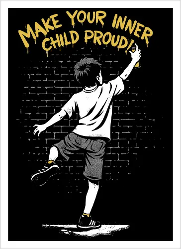 Kid Motivational Graffiti