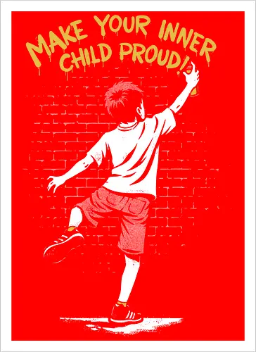 Kid Motivational Graffiti