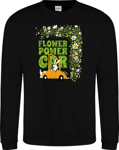 Flower power car