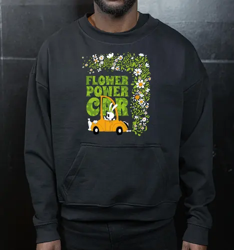 Flower power car