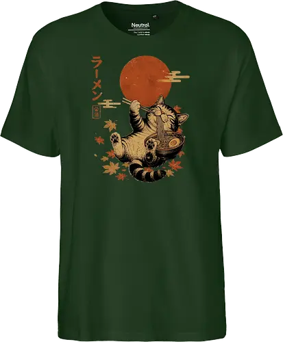 Japanische Ramen Katze Ukiyoe Vintage Kunst