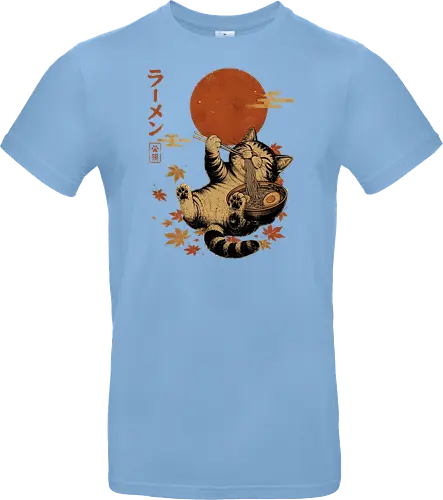 Japanische Ramen Katze Ukiyoe Vintage Kunst