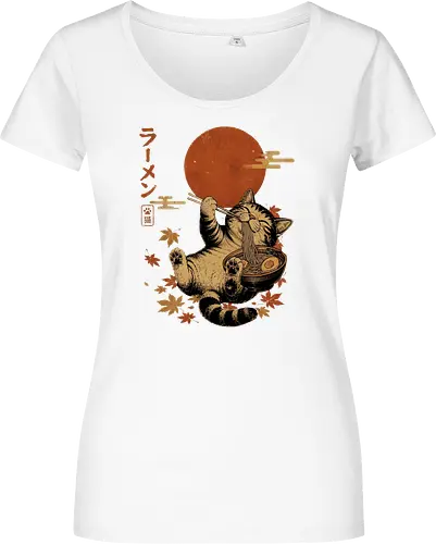 Japanische Ramen Katze Ukiyoe Vintage Kunst