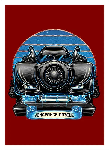 Vengeance Sunset - Movie, film, superhero, fictional, comics, comic book, sunset - Kunstdruck