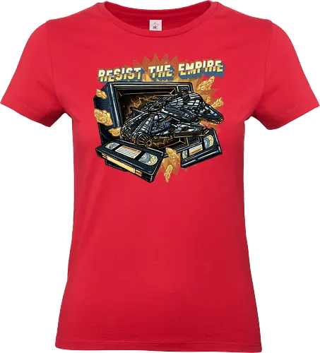 Resist the Empire - Movie, film, galaxy, galactic, sci-fi, science fiction - Standard T-Shirt (Frauen)