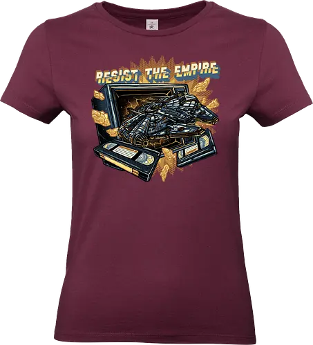 Resist the Empire - Movie, film, galaxy, galactic, sci-fi, science fiction - Standard T-Shirt (Frauen)