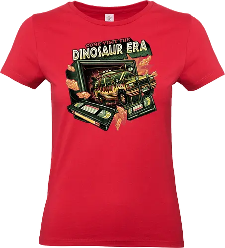 The Dinosaur Era - Movie, film, dinosaur, dinosaurs, adventure, sci-fi, Tyrannosaurus - Standard T-Shirt (Frauen)