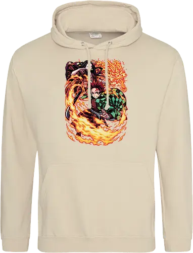 Infernal Sibling Flame - DemonSlayer, KimetsuNoYaiba, DemonSlayerAnime, Anime, AnimeArt, AnimeEdit, AnimeFan, Tanjiro, TanjiroKamado, KamadoTanjiro, HinokamiKagura, SunBreathing, TanjiroEdit, Nezuko, NezukoKamado, KamadoNezuko, NezukoEdit, DemonNezuko, TanjiroAndNezuko, KamadoSiblings, SiblingBond, BrotherAndSister - Standard Hoodie