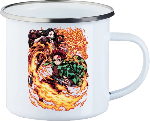 Infernal Sibling Flame - DemonSlayer, KimetsuNoYaiba, DemonSlayerAnime, Anime, AnimeArt, AnimeEdit, AnimeFan, Tanjiro, TanjiroKamado, KamadoTanjiro, HinokamiKagura, SunBreathing, TanjiroEdit, Nezuko, NezukoKamado, KamadoNezuko, NezukoEdit, DemonNezuko, TanjiroAndNezuko, KamadoSiblings, SiblingBond, BrotherAndSister - Emailletasse