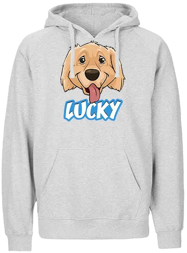 WASWIR - Lucky Schriftzug - Fairtrade Hoodie
