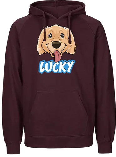 WASWIR - Lucky Schriftzug - Fairtrade Hoodie