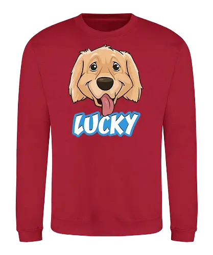 WASWIR - Lucky Schriftzug - Sweatshirt