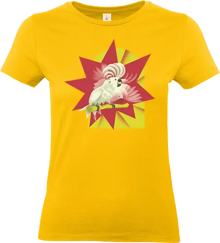 Headbangender Kakadu - Kakadu, Papagei, Parrot, Animal Humor, Tiere und Humor, Birb, Papageienfan - Standard T-Shirt (Frauen)