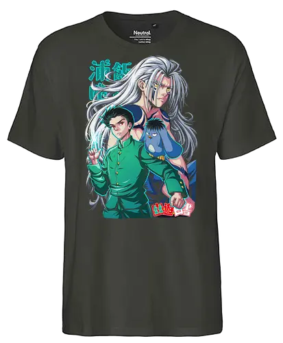 Mazoku Blood Ignites! - Yu Yu Hakusho, Yusuke Urameshi, Mazoku, Mazoku Yusuke, Spirit Detective, Anime, Anime Art, Anime Fanart, Manga, 90s Anime, Anime Shirt, Anime Streetwear, Otaku Fashion, Anime Clothing, Graphic Tee, Streetwear Design, Anime Merch, Manga Style, Otaku Life, Anime Aesthetic - Fairtrade T-Shirt