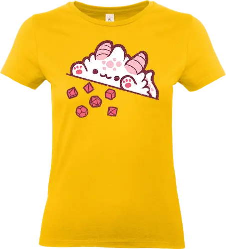 Bongo Cat Pen and Paper - bongo cat, Pen and Paper, Pen and paper, roll, dice, meme, funny, cute, kawaii, dragon, rolling, rpg, board game, hobby, xmorfina - Standard T-Shirt (Frauen)
