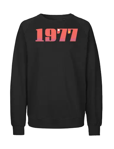 Stars of 1977 - 1977, space, science fiction, nerd - Fairtrade Sweatshirt