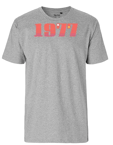 Stars of 1977 - 1977, space, science fiction, nerd - Fairtrade T-Shirt