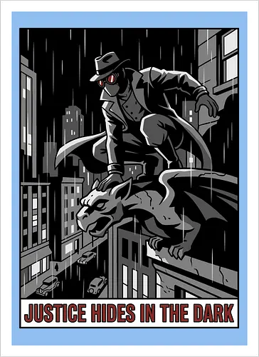 Justice Hides In The Dark - Noir Masked Vigilante
