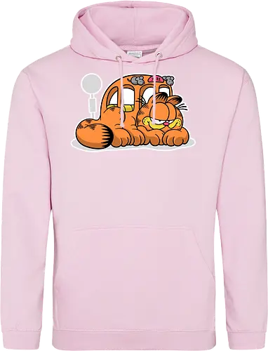 Fauler Oranger Katzenbus Lustig Cartoon Anime Mashup Geek