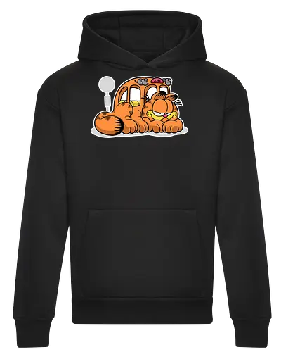 Fauler Oranger Katzenbus Lustig Cartoon Anime Mashup Geek