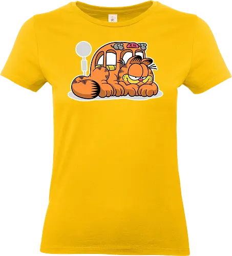 Fauler Oranger Katzenbus Lustig Cartoon Anime Mashup Geek - lazy cat cartoon shirt, orange cat bus tee, anime western mashup apparel, funny cat cartoon shirt, cute cat bus tee, geek mashup clothing, cartoon anime crossover shirt, lazy orange cat tee, funny geek mashup apparel, cat bus cartoon shirt, anime cartoon fusion tee, cute geek mashup clothing, funny cat anime shirt, western anime mashup tee, orange cat anime apparel - Standard T-Shirt (Frauen)