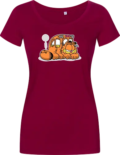 Fauler Oranger Katzenbus Lustig Cartoon Anime Mashup Geek