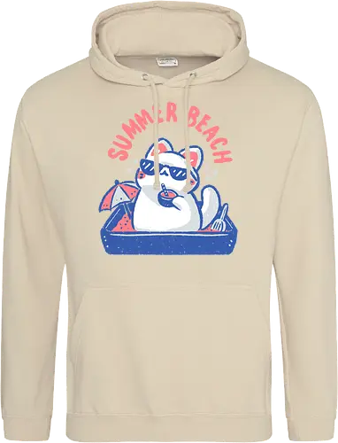 Funny Summer Beach Cat