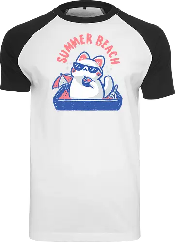 Funny Summer Beach Cat