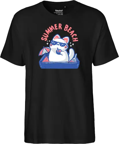 Funny Summer Beach Cat