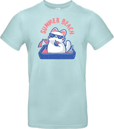Funny Summer Beach Cat