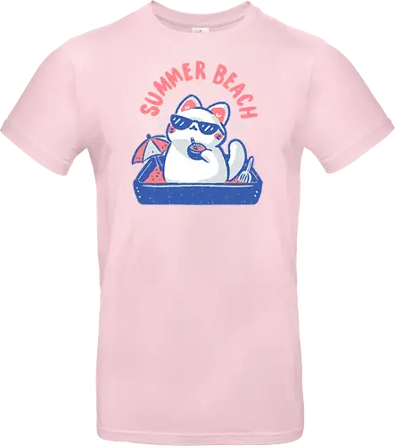 Funny Summer Beach Cat