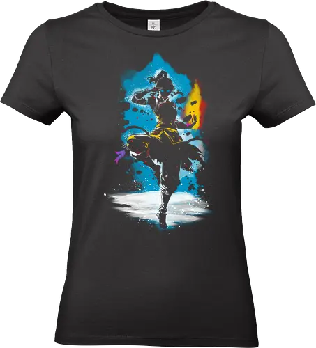 I am the avatar! Deal with it! - the legend of Korra, avatar Korra, cartoon, anime, water tribe, water bender, television, TV, anime - Standard T-Shirt (Frauen)